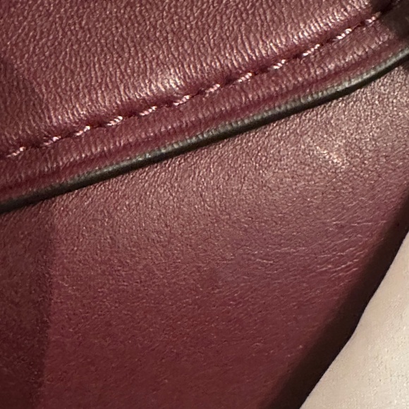 Coach Ace Satchel Glovetanned Leather Burgundy - Picture 13 of 14